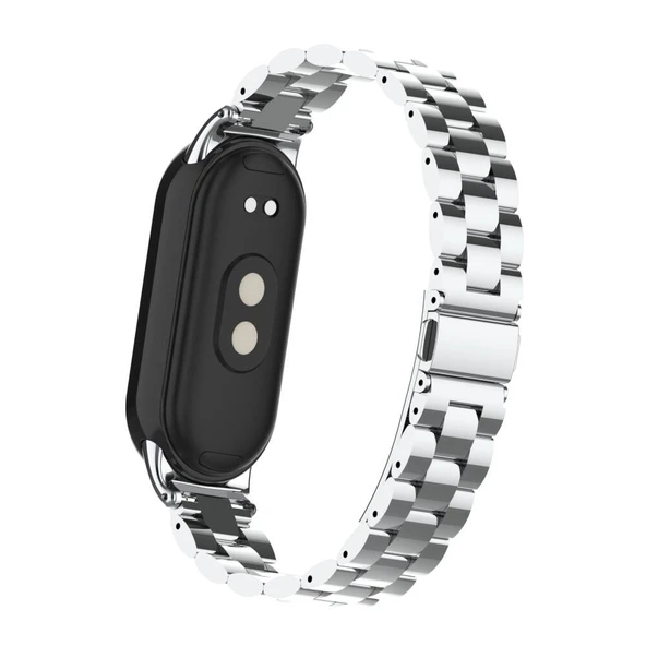 Zore Xiaomi ile uyumlu Mi Band 9 KRD-04 Metal Kordon - 5