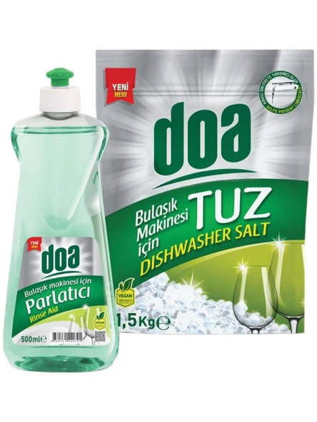 Doa Bulaşık Makinesi Parlatıcı 500 ml & Tuz 1,5 Kg ürün görseli