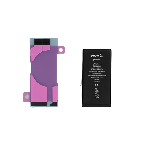 Zore Apple ile uyumlu iPhone 13 Panter Serisi Batarya - Resim 2