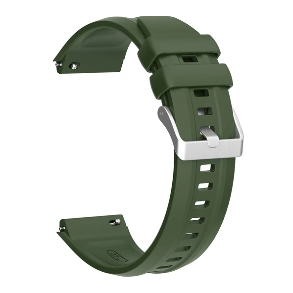 Zore Huawei ile uyumlu Watch GT5 Pro 46mm KRD-130 Silikon Kordon Strap Kayış - 9