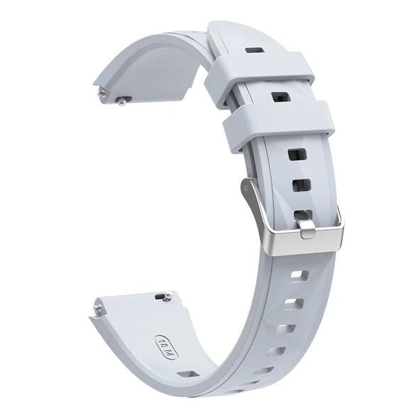 Zore Huawei ile uyumlu GT4 41mm KRD-129 18mm Silikon Kordon Strap Kayış - 9