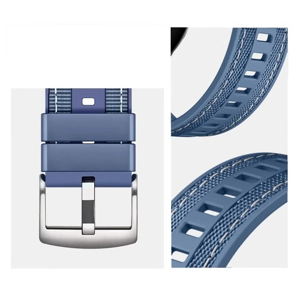 Zore Huawei ile uyumlu Watch GT 5 KRD-128 Silikon Kordon - 5