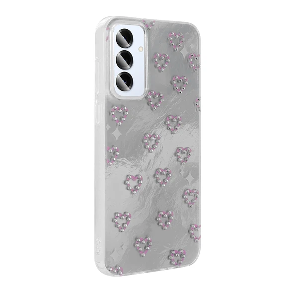 Zore Galaxy ile uyumlu A16 Kılıf Kamera Korumalı Figürlü Ponti Silikon Kapak - 8