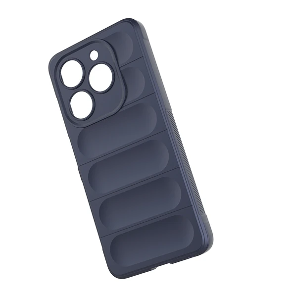 Zore Tecno ile uyumlu Spark 20 Kılıf Esnek TPU Oyuklu Arka Yüzey Tasarımlı Etnik Silikon Kapak - Resim 12