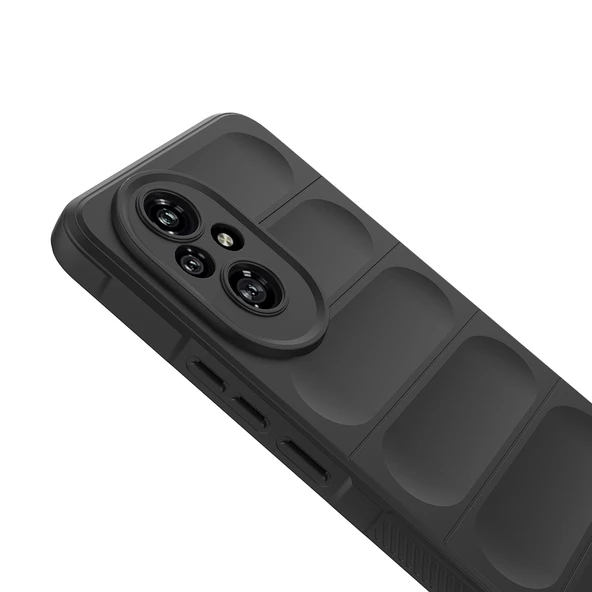 Zore Honor 200 Kılıf Esnek TPU Oyuklu Arka Yüzey Tasarımlı Etnik Silikon Kapak - 11