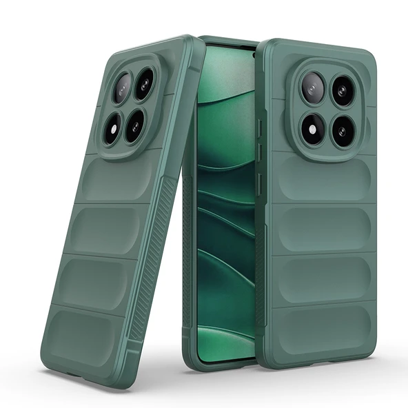Zore Xiaomi ile uyumlu Redmi Note 14 Pro 5G Kılıf Esnek TPU Oyuklu Arka Yüzey Tasarımlı Etnik Silikon Kapak - 7
