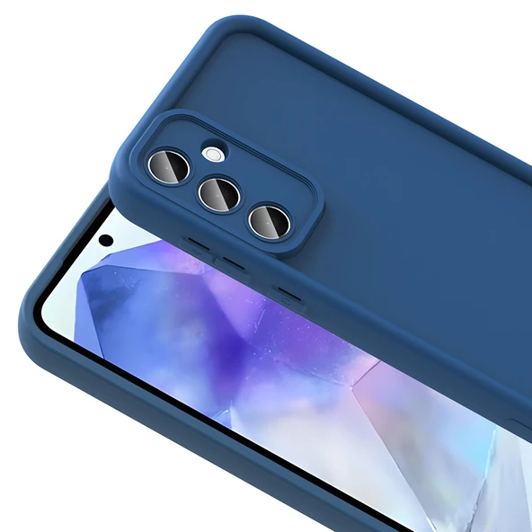 Zore Galaxy ile uyumlu A56 Kılıf Kamera Korumalı Ananas Kapak - 5