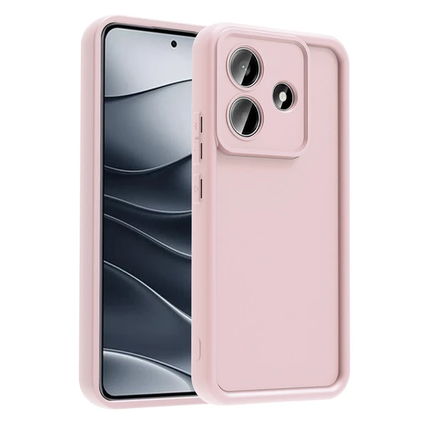 Zore Xiaomi ile uyumlu Redmi Note 14 5G Kılıf Kamera Korumalı Ananas Kapak