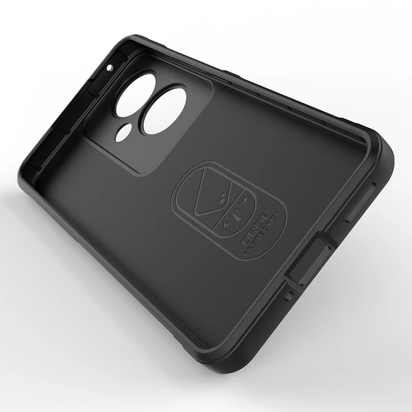 Zore Oppo ile uyumlu Reno 11F 5G Kılıf Esnek TPU Oyuklu Arka Yüzey Tasarımlı Etnik Silikon Kapak - 11