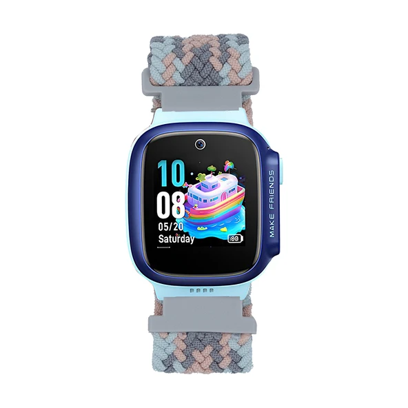 Zore Huawei ile uyumlu GT4 41mm KRD-139 18mm Çocuklara Özel Örgü Kordon - Resim 3