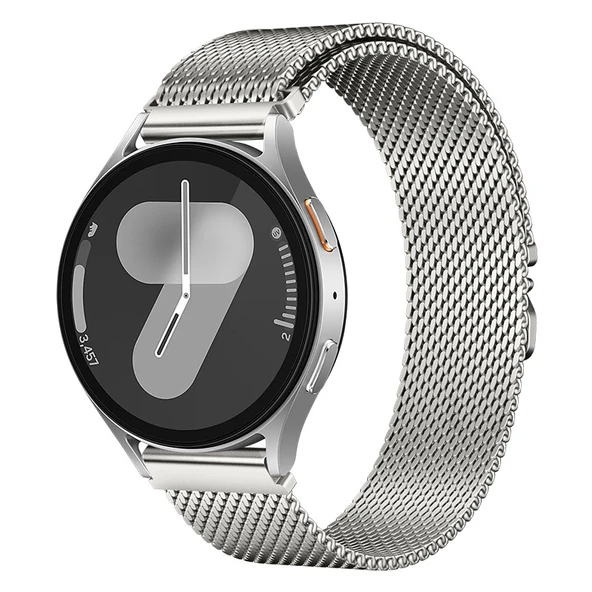 Xiaomi Amazfit Pace Zore KRD-25 22mm Metal Hasır Kordon - 5