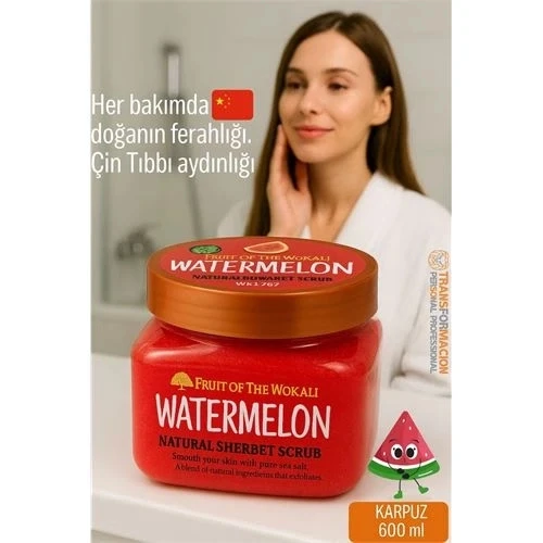 CEYLAN ADAM Profesyonel Karpuz Doğal Peeling - Tüm Vücut Scrub 600 ml