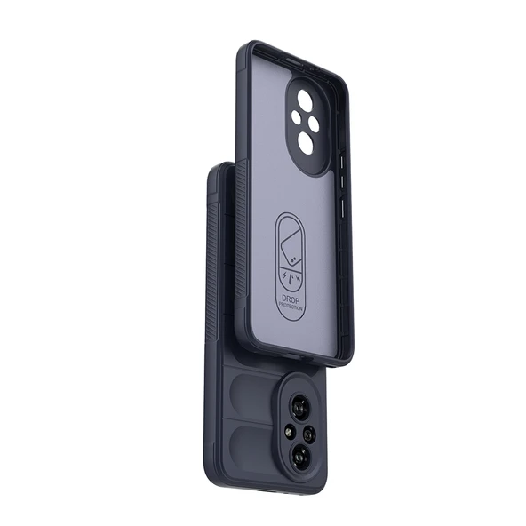 Zore Honor 200 Pro Kılıf Esnek TPU Oyuklu Arka Yüzey Tasarımlı Etnik Silikon Kapak - 10