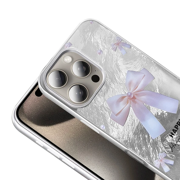 Zore Apple ile uyumlu iPhone 16 Pro Kılıf Desenli Mep Kapak - Resim 11