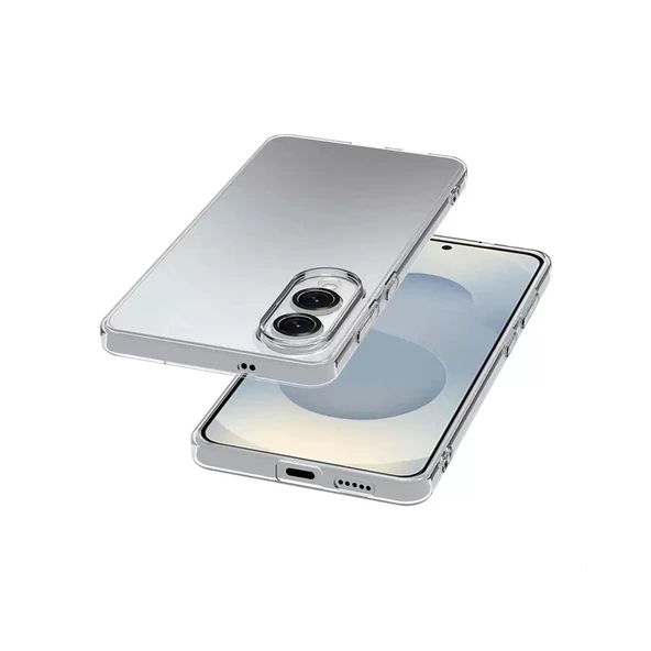 Zore Galaxy ile uyumlu S25 Edge Kılıf Süper Silikon Kapak - Resim 2