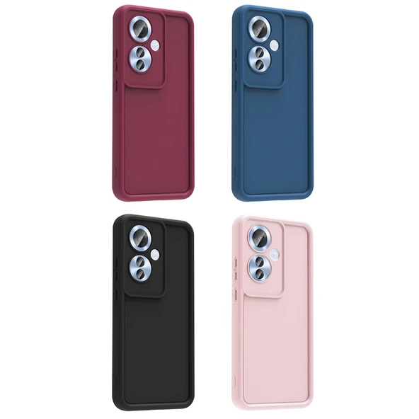 Zore Oppo ile uyumlu Reno 11F Kılıf Kamera Korumalı Ananas Kapak - 10