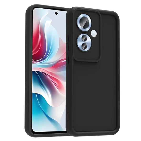 Zore Oppo ile uyumlu Reno 11F Kılıf Kamera Korumalı Ananas Kapak