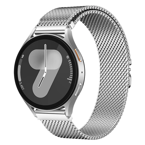 Xiaomi Amazfit Pace Zore KRD-25 22mm Metal Hasır Kordon - 7
