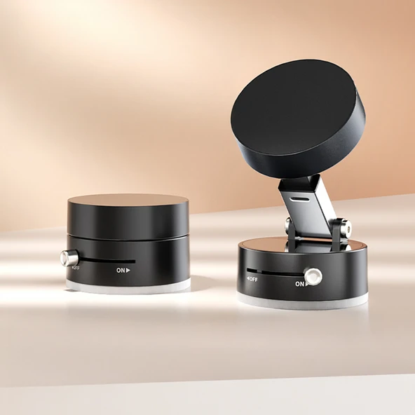 Zore A2 Vakum Özellikli 360 Derece Dönebilen Magnetik Telefon Tutucu - Resim 10