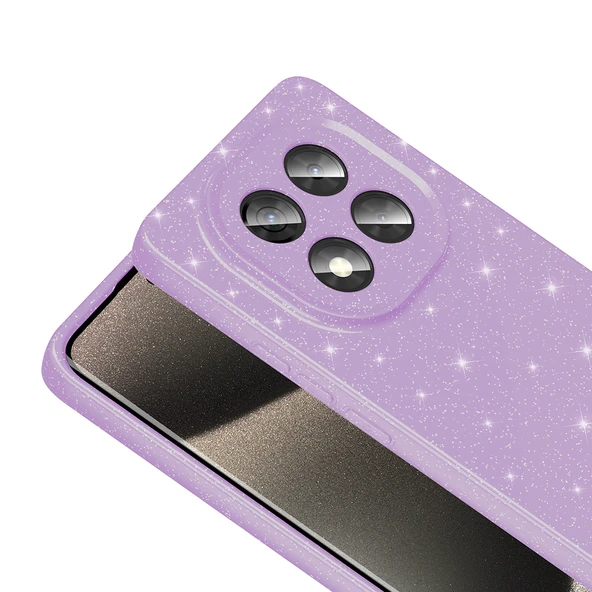 Zore Xiaomi ile uyumlu Redmi Note 14 Pro 4G Kılıf Kamera Korumalı Simli Lüks Koton Kapak - 7