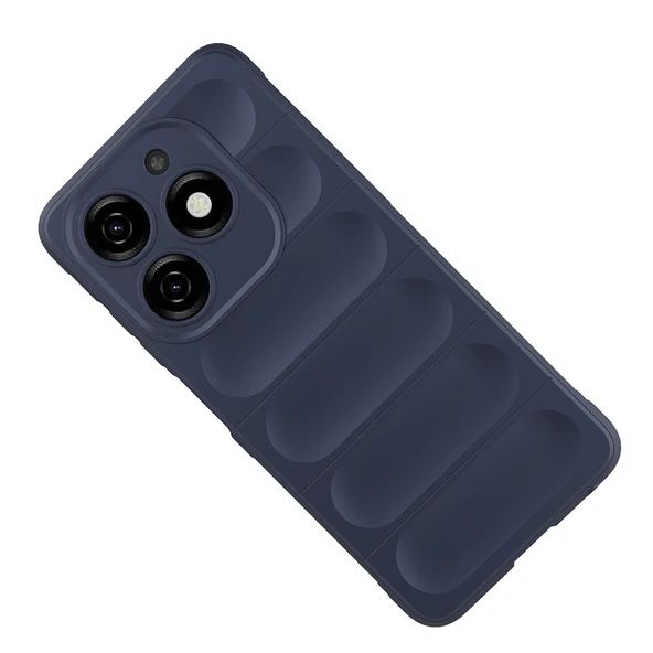 Zore Tecno ile uyumlu Spark 20C Kılıf Esnek TPU Oyuklu Arka Yüzey Tasarımlı Etnik Silikon Kapak - Resim 10