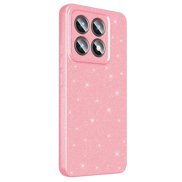 Zore Xiaomi ile uyumlu 14T Pro Kılıf Kamera Korumalı Simli Lüks Koton Kapak - 7