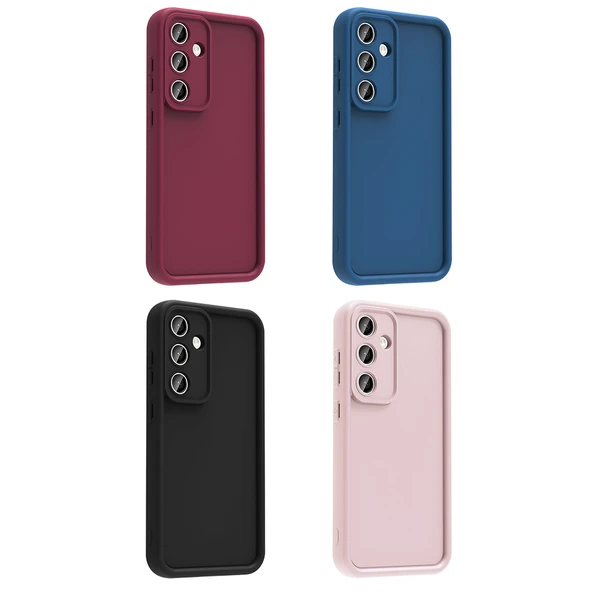 Zore Galaxy ile uyumlu S24 FE Kılıf Kamera Korumalı Ananas Kapak - 10