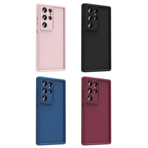 Zore Galaxy ile uyumlu S24 Ultra Kılıf Kamera Korumalı Ananas Kapak - 10