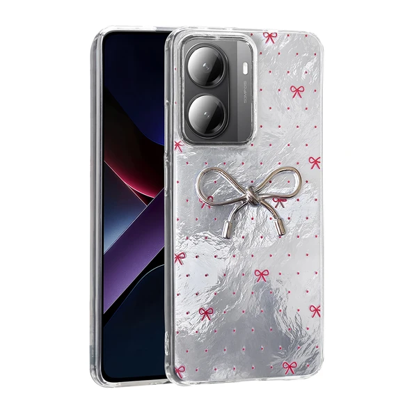 Zore Xiaomi ile uyumlu Poco X7 Pro Kılıf Kamera Korumalı Figürlü Ponti Silikon Kapak - 12