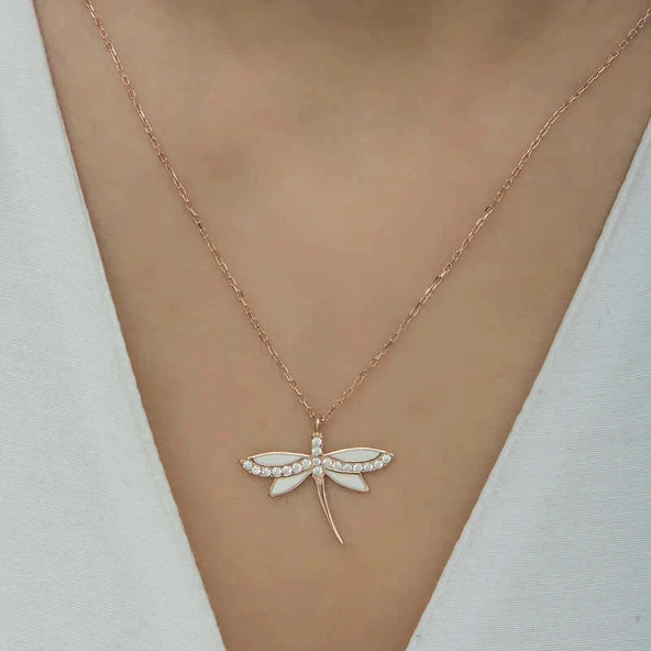 Supertrend Gümüş Rose Yusufçuk Bayan Kolye - 4