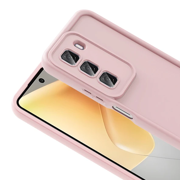 Zore İnfinix ile uyumlu Hot 50 4G Kılıf Kamera Korumalı Ananas Kapak - 4