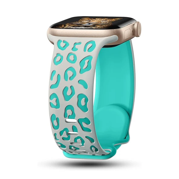 Apple Watch 7 41mm Zore KRD-140 Silikon Kordon Strap Kayış - 11