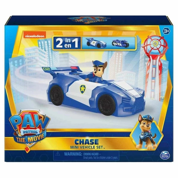 CEYLAN ADAM   1033536 PAW Patrol Chasein araç seti 2si1arada 1 figür+2 araç - Resim 2