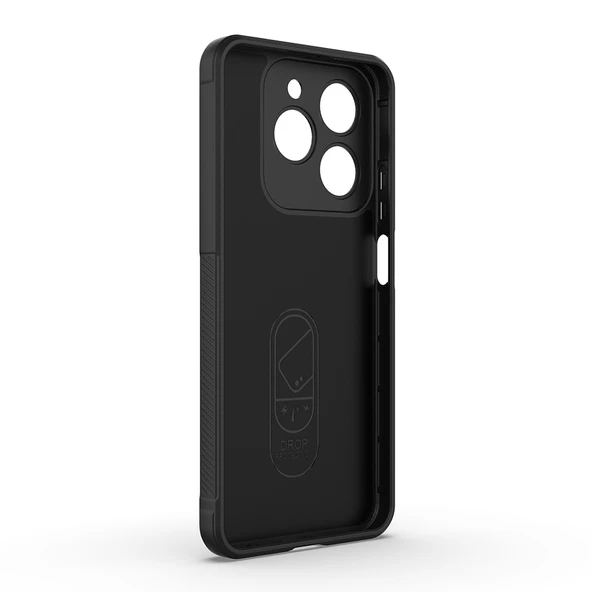 Zore Realme ile uyumlu C61 Kılıf Esnek TPU Oyuklu Arka Yüzey Tasarımlı Etnik Silikon Kapak - 3
