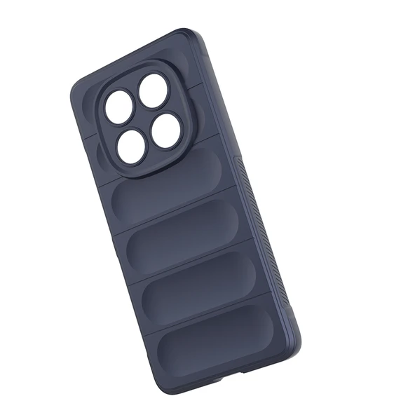 Zore Xiaomi ile uyumlu Redmi Note 14 Pro 5G Kılıf Esnek TPU Oyuklu Arka Yüzey Tasarımlı Etnik Silikon Kapak - 6