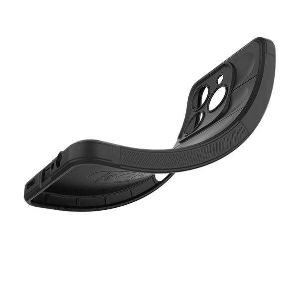 Zore Realme ile uyumlu C61 Kılıf Esnek TPU Oyuklu Arka Yüzey Tasarımlı Etnik Silikon Kapak - 4