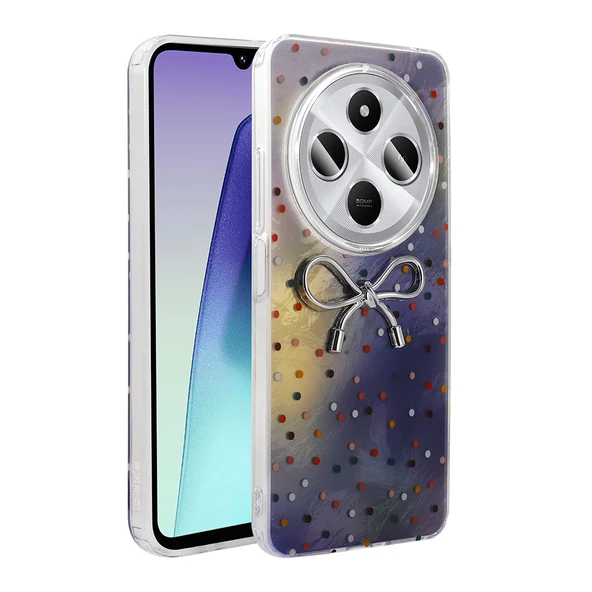 Zore Xiaomi ile uyumlu Redmi 14C 4G Kılıf Kamera Korumalı Figürlü Ponti Silikon Kapak