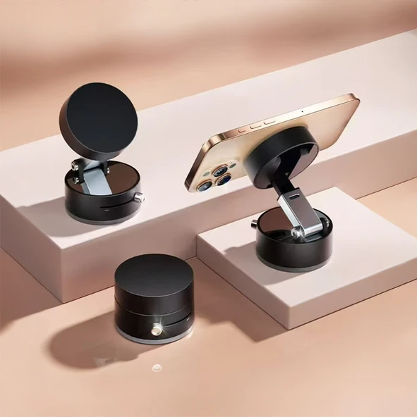 Zore A2 Pro 180 Derece Dönebilen Vakumlu Tasarım Araç İçi Telefon Tutucu - 2