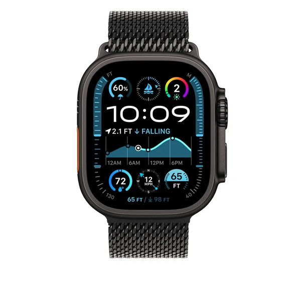 Apple Watch Ultra 49mm Zore KRD-100 Titanyum Hasır Kordon - 12