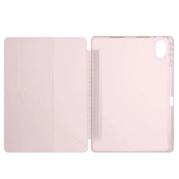 Zore Huawei ile uyumlu Matepad 12X Kılıf Tri Folding Kalem Bölmeli Standlı Kılıf - Resim 8