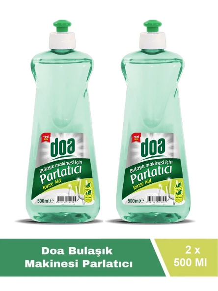 Doa Bulaşık Makinesi Parlatıcı 500 Ml Vegan x 2 Adet - 1