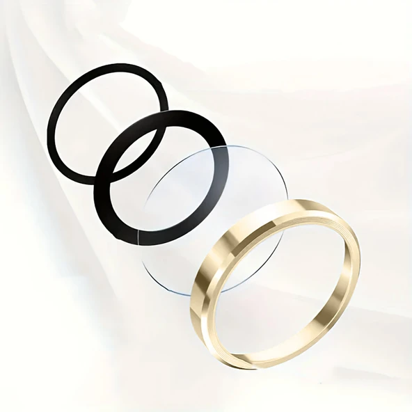 Zore Apple ile uyumlu iPhone 14 Pro Max Mikro Kamera Lens Koruyucu - Resim 12