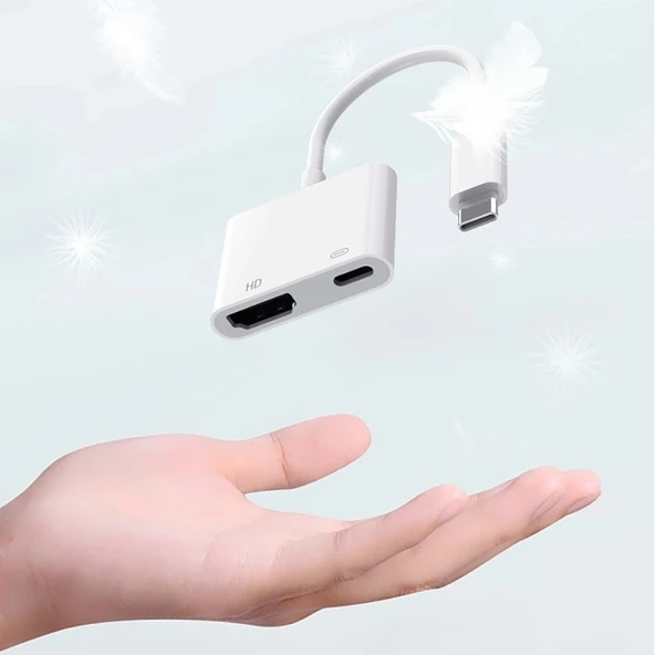 Zore Type-C to Type-C PD100W + HDMI 4K@30Hz 2in1 Adaptör - 6
