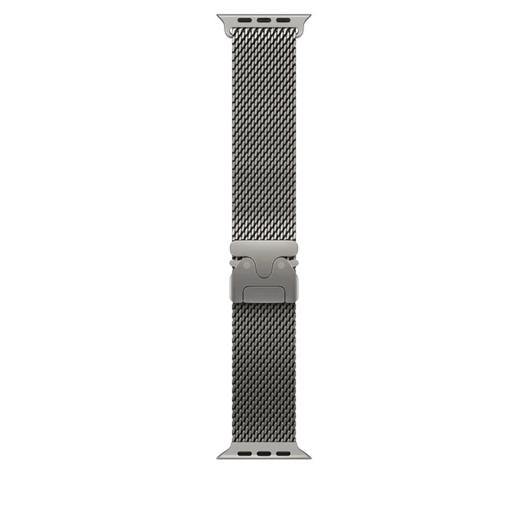 Apple Watch 10 46mm Zore KRD-100 Titanyum Hasır Kordon - 11