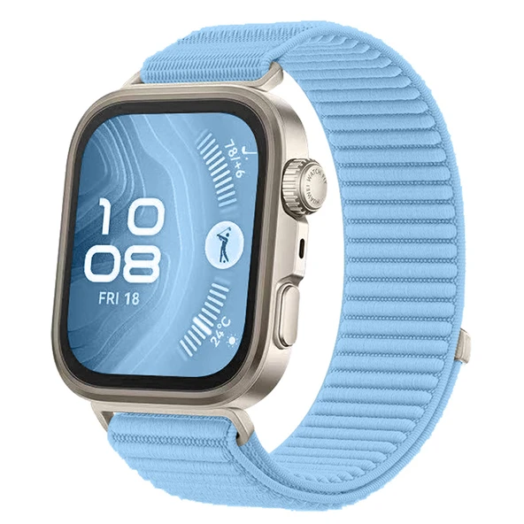 Zore Huawei ile uyumlu Watch Fit 4 KRD-144 Hasır Kordon - 2