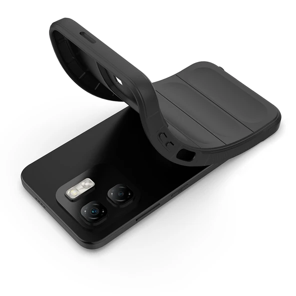 Zore İnfinix ile uyumlu Smart 9 Kılıf Esnek TPU Oyuklu Arka Yüzey Tasarımlı Etnik Silikon Kapak - 6