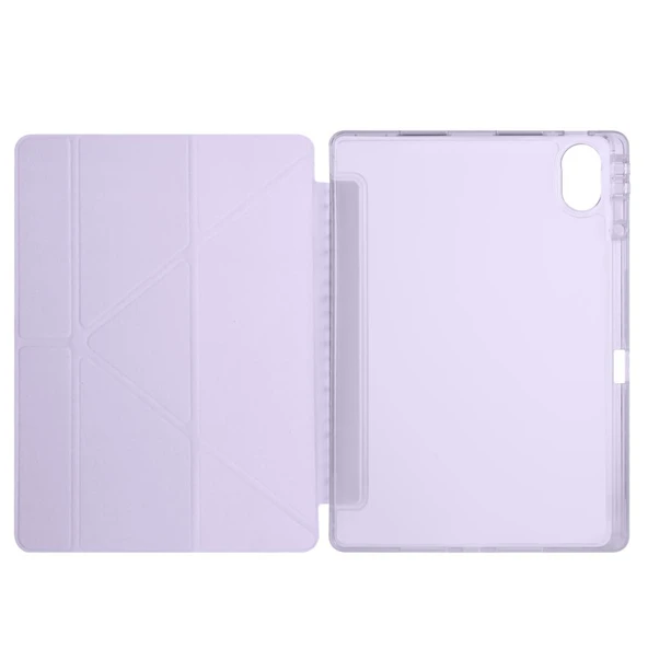 Zore Huawei ile uyumlu Matepad 12X Kılıf Tri Folding Kalem Bölmeli Standlı Kılıf - Resim 10