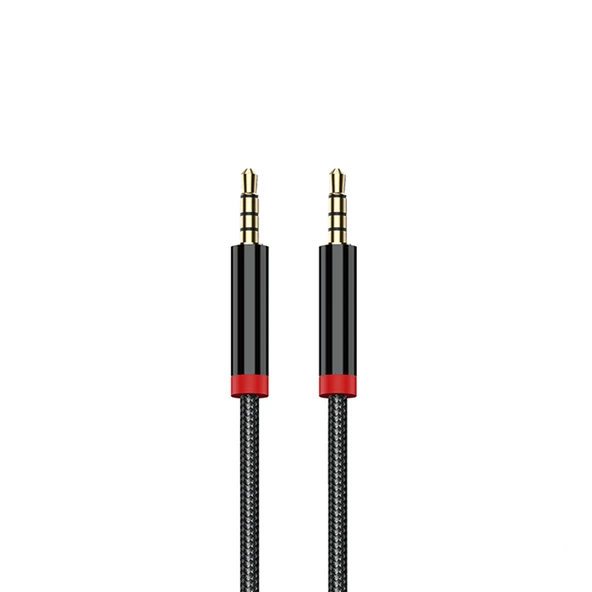 Zore AU-707 Örgü Tasarımlı Aux Audio Kablo 3.5mm 1m - Resim 6