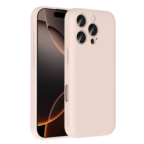 Zore Apple ile uyumlu iPhone 16 Pro Kılıf Kamera Korumalı Kartlık Hazneli Vitra Kapak