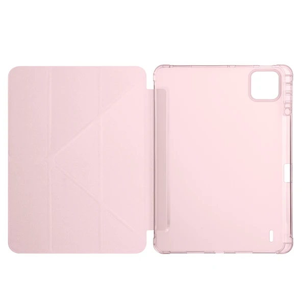 Zore Xiaomi ile uyumlu Pad 7 Pro Kılıf Tri Folding Kalem Bölmeli Standlı Kılıf - Resim 9